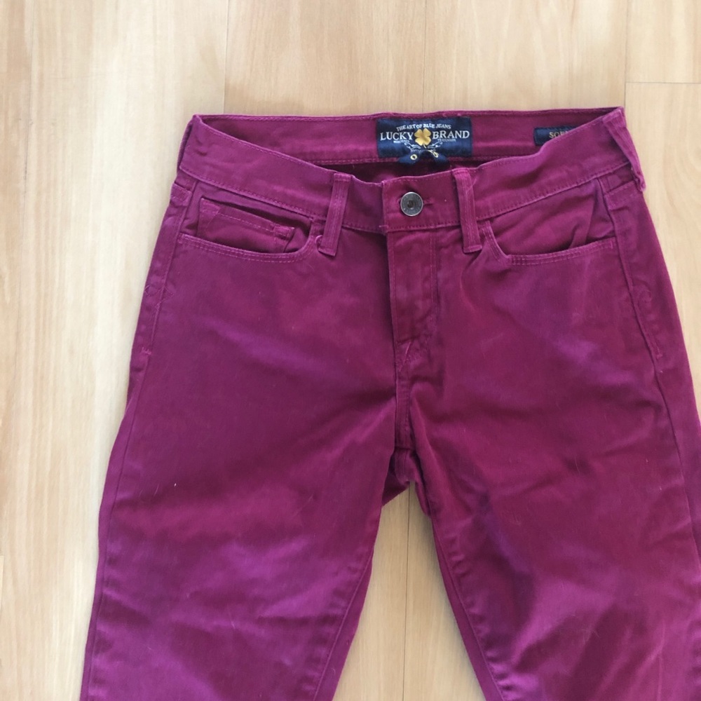 Lucky Brand Red Capri Pants